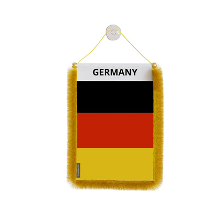 Fanion voiture drapeau allemagne polyester à suspendre