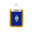 Fanion voiture drapeau guam polyester à suspendre élégant