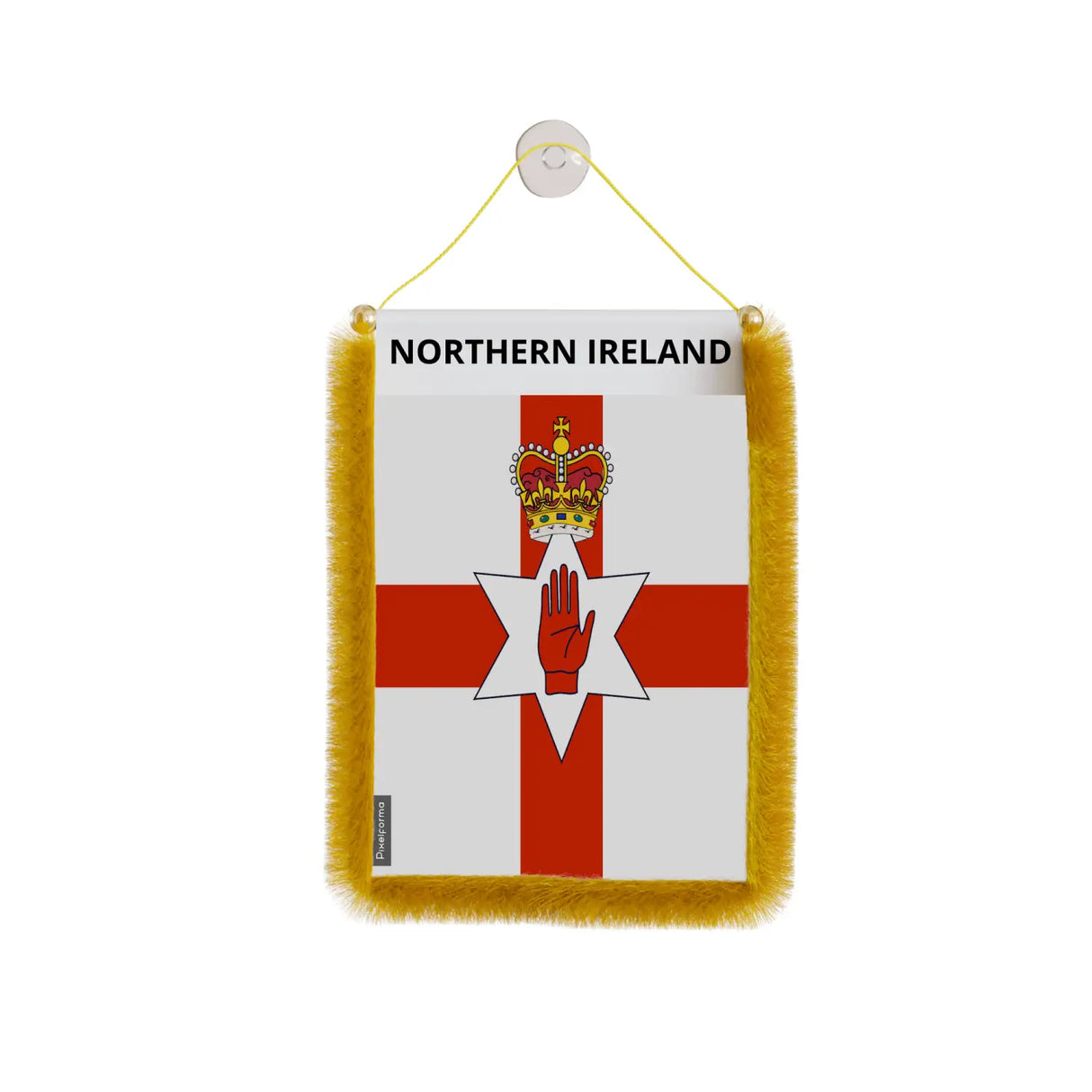 Fanion voiture drapeau irlande du nord - pixelforma