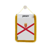 Fanion voiture drapeau jersey polyester à suspendre élégant
