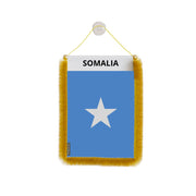 Fanion voiture drapeau somalie polyester à suspendre