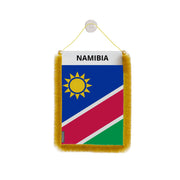 Fanion voiture namibie en polyester à suspendre élégant