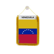 Fanion voiture venezuela en polyester à suspendre élégant