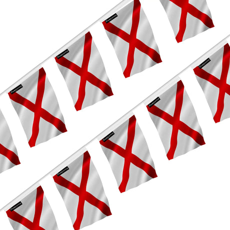 Guirlande drapeau alabama en polyester résistant à accrocher