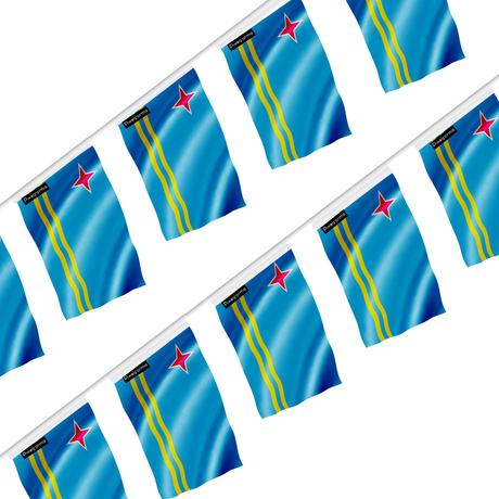Guirlande drapeau aruba - pixelforma
