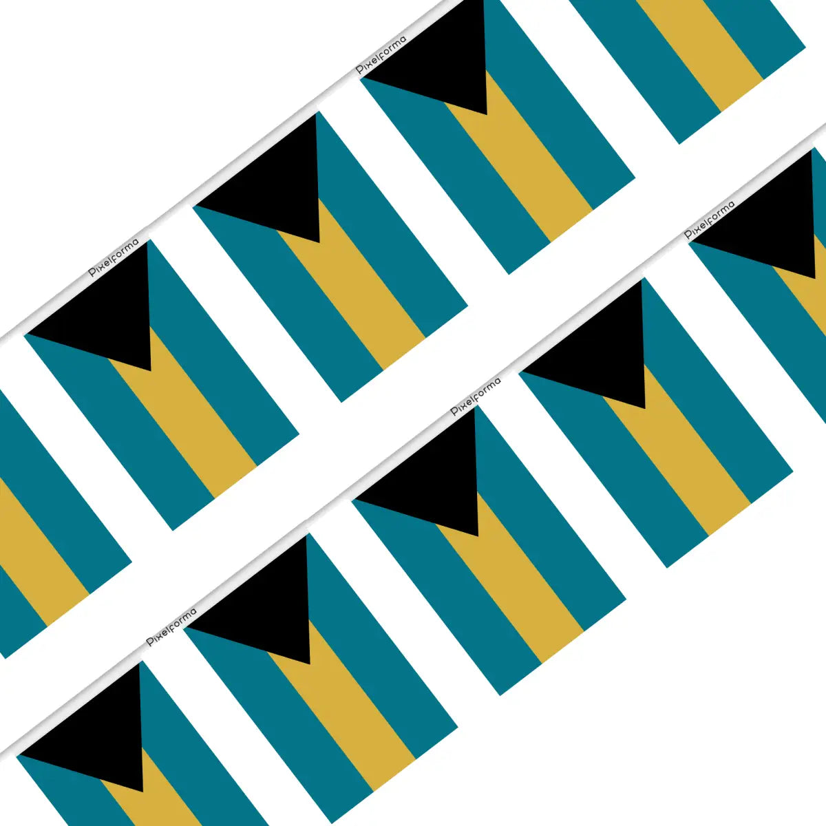 Guirlande drapeau bahamas - pixelforma