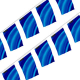 Guirlande drapeau bleu foncé france polyester à accrocher