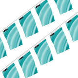 Guirlande drapeau bleu turquoise clair polyester à accrocher