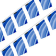 Guirlande drapeau bleu violet polyester à accrocher événement