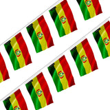 Guirlande drapeau bolivie en polyester à accrocher