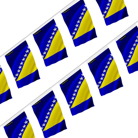 Guirlande drapeau bosnie-herzégovine - pixelforma