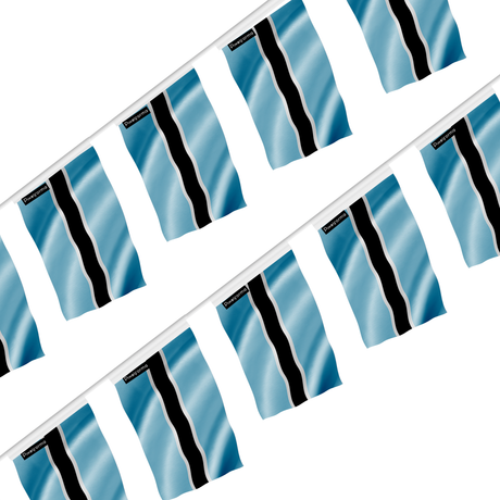 Guirlande drapeau botswana - pixelforma