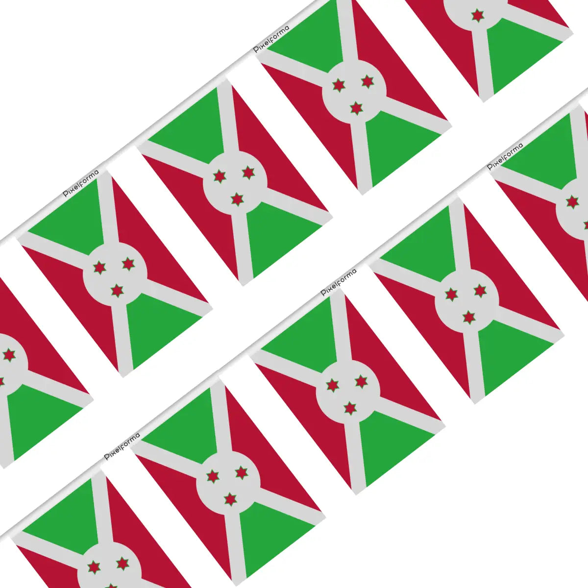 Guirlande drapeau burundi - pixelforma
