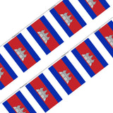 Guirlande drapeau cambodge - pixelforma