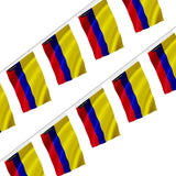 Guirlande drapeau colombie polyester à accrocher