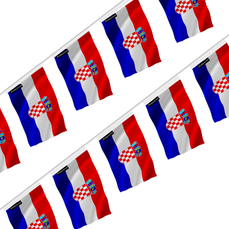 Guirlande drapeau croatie - pixelforma