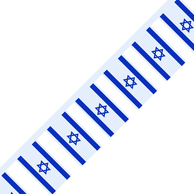 Guirlande Drapeau d'Israël en plusieurs tailles - Pixelforma