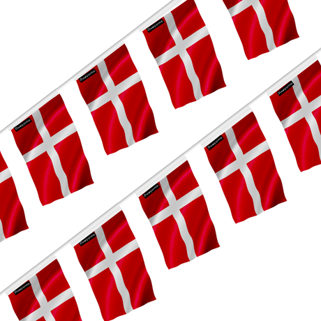Guirlande drapeau danemark - pixelforma