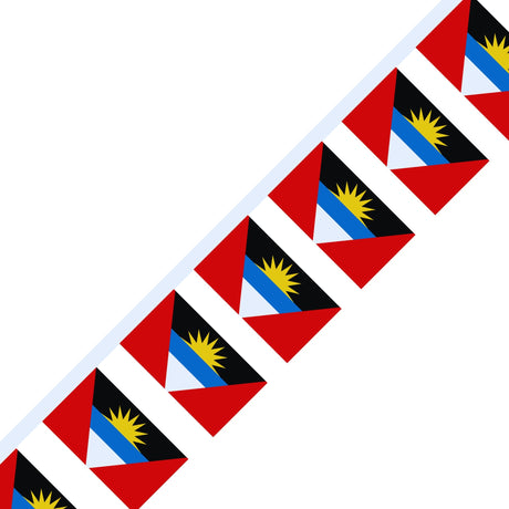 Antigua and Barbuda Flag Garland - Pixelforma
