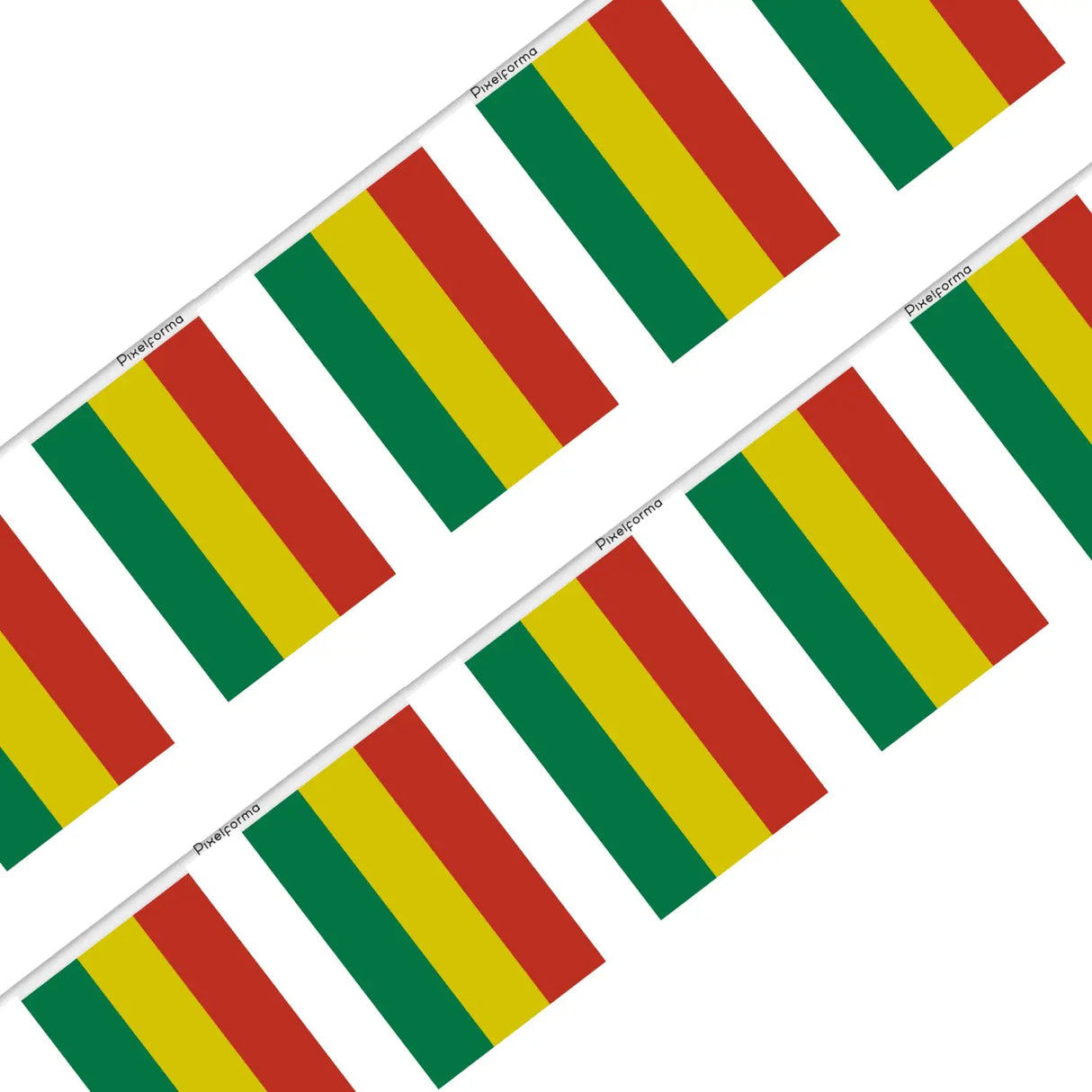 Guirlande drapeau de bolivie - pixelforma