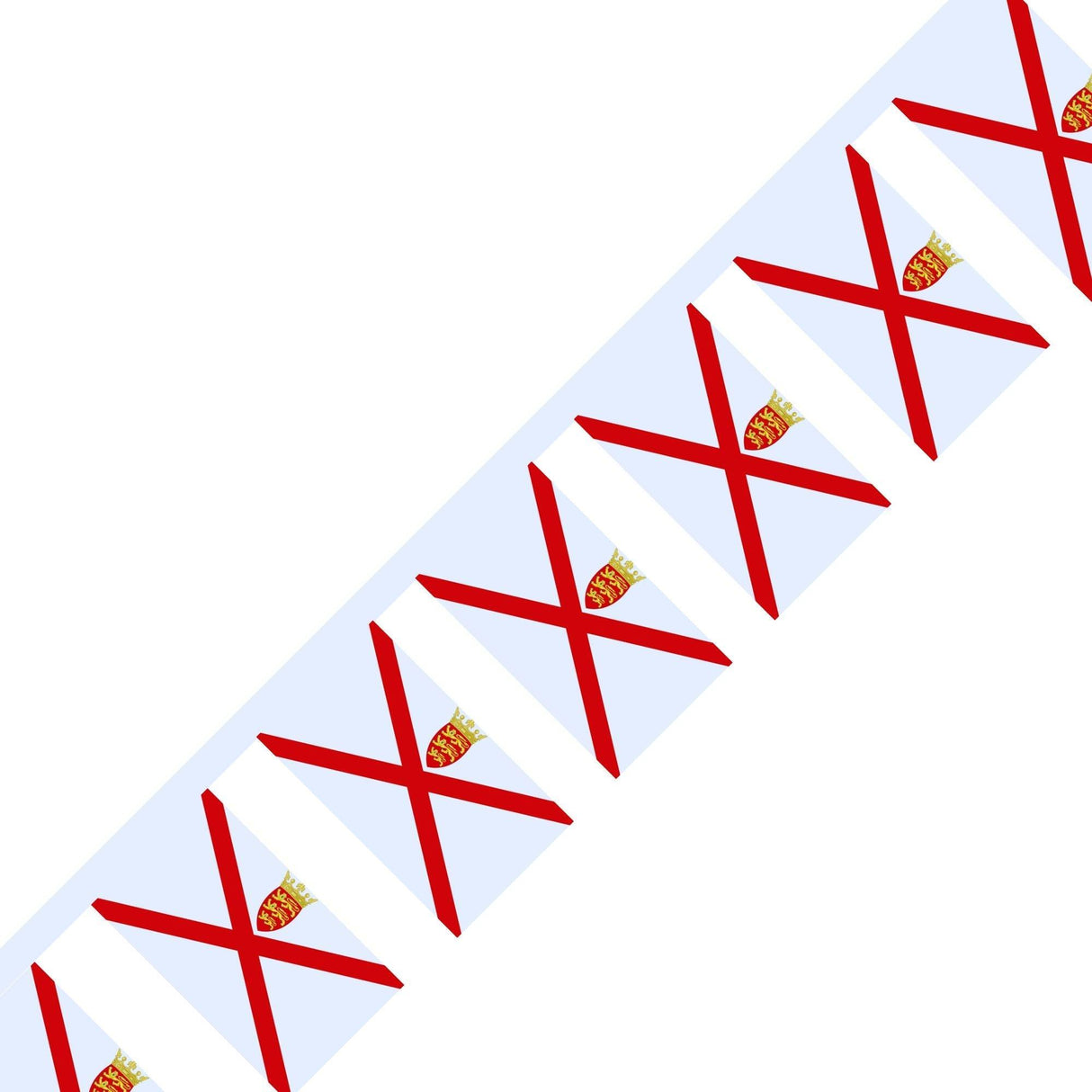 Guirlande Drapeau de Jersey en plusieurs tailles - Pixelforma