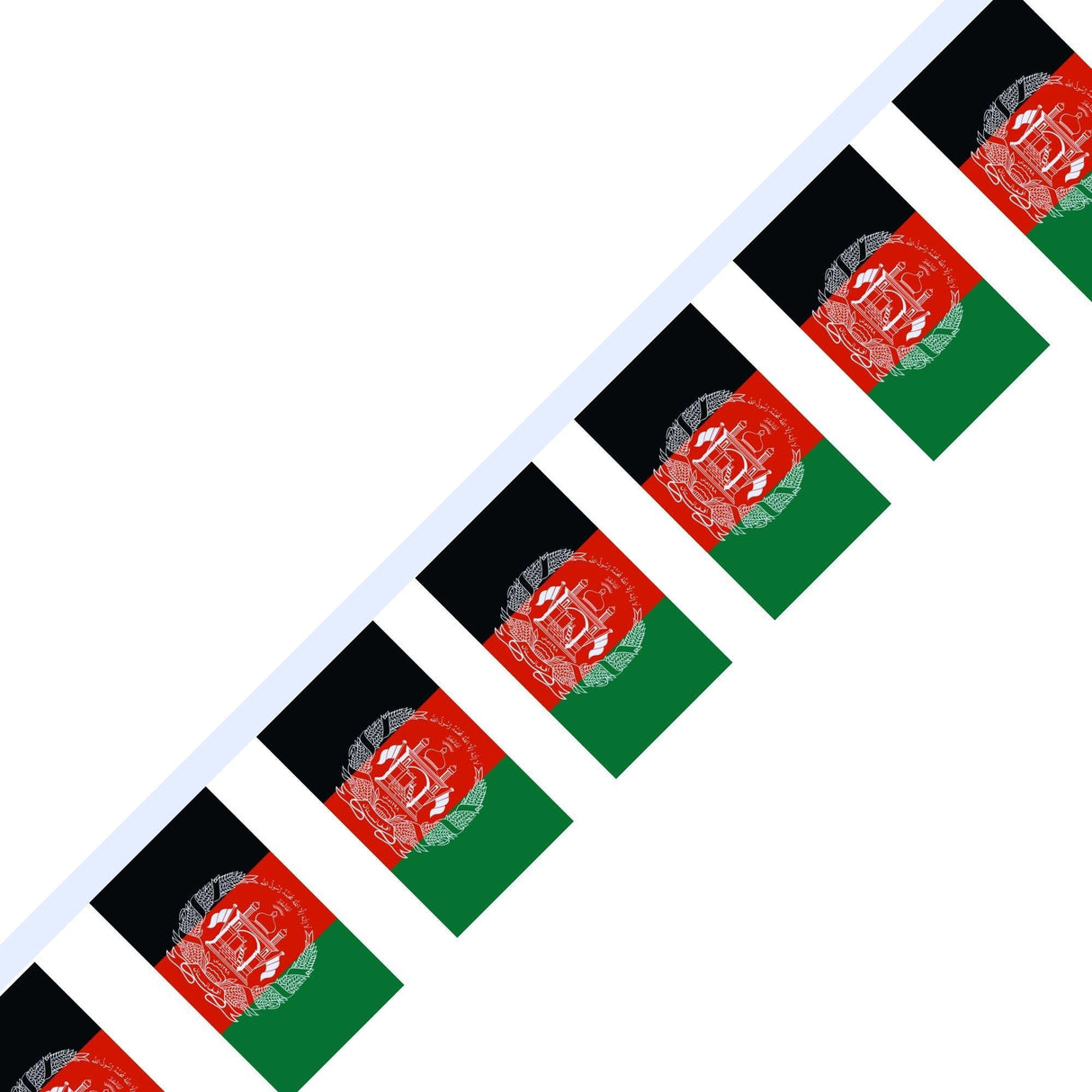 Guirlande Drapeau de l'Afghanistan en plusieurs tailles - Pixelforma