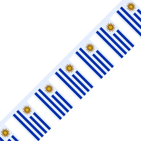 Guirlande Drapeau de l'Uruguay en plusieurs tailles - Pixelforma