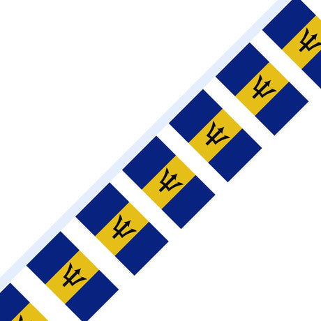 Barbados Flag Garland - Pixelforma