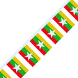 Burma Flag Garland - Pixelforma