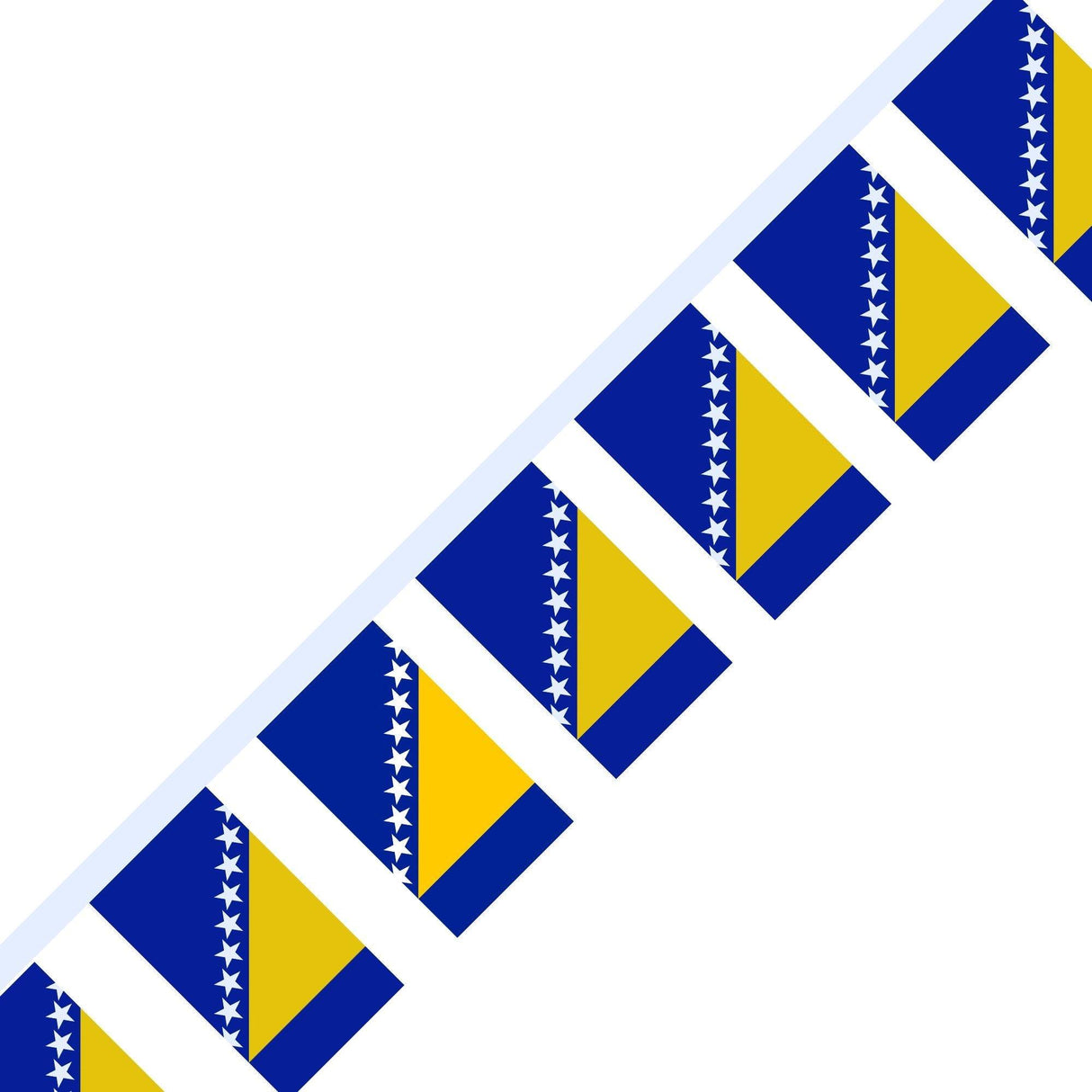 Guirlande Drapeau de la Bosnie-Herzégovine en plusieurs tailles - Pixelforma