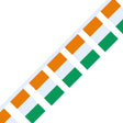 Flag Garland of Côte d'Ivoire - Pixelforma