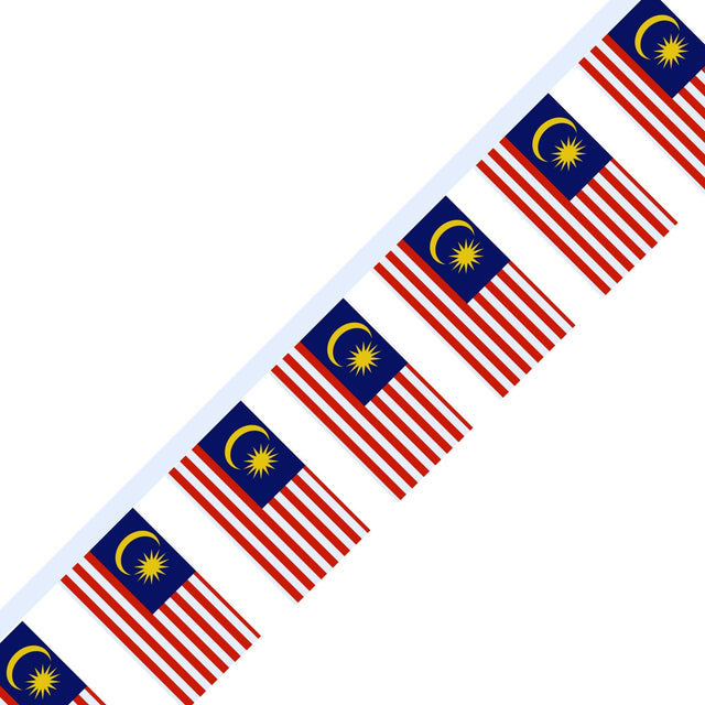 Malaysia Flag Garland - Pixelforma