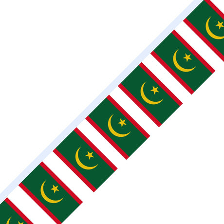 Flag of Mauritania Garland - Pixelforma
