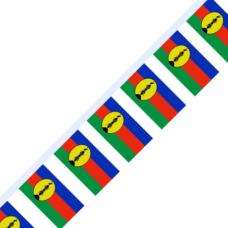 New Caledonia Flag Garland - Pixelforma