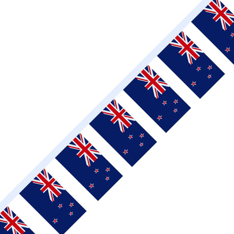 New Zealand Flag Garland - Pixelforma
