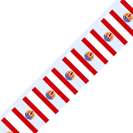 French Polynesia Flag Garland - Pixelforma