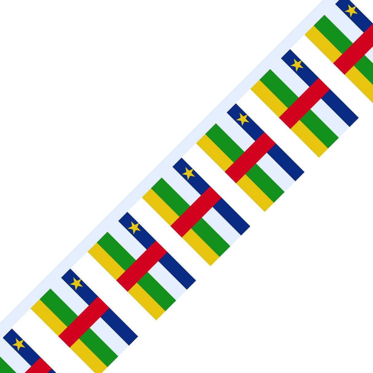 Flag Garland of the Central African Republic - Pixelforma