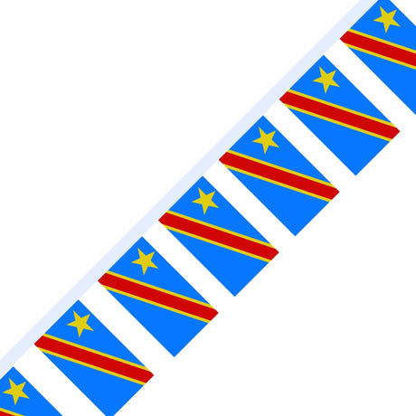 Flag of the Democratic Republic of Congo Garland - Pixelforma
