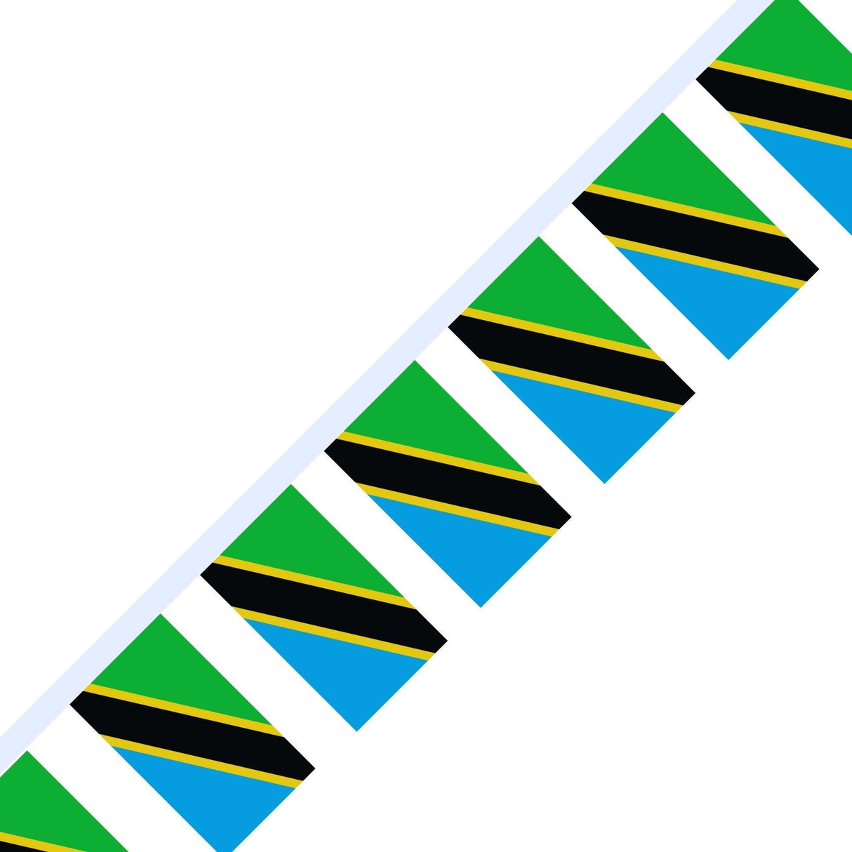 Guirlande Drapeau de la Tanzanie en plusieurs tailles - Pixelforma