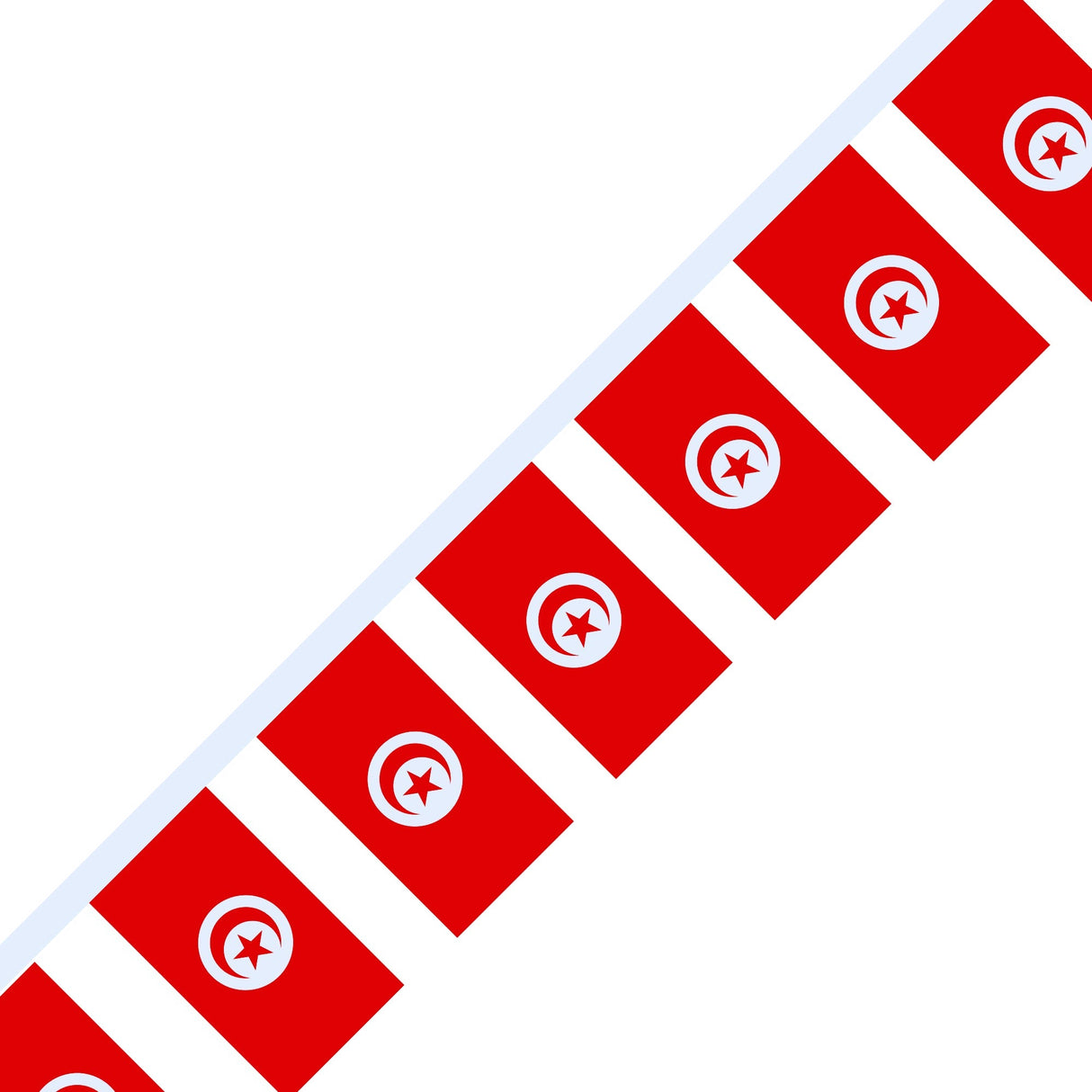 Flag Garland of Tunisia - Pixelforma