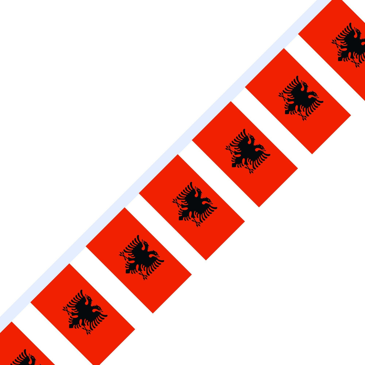 Flag Garland of Albania - Pixelforma