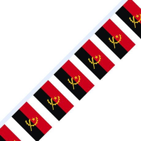 Flag of Angola Garland - Pixelforma