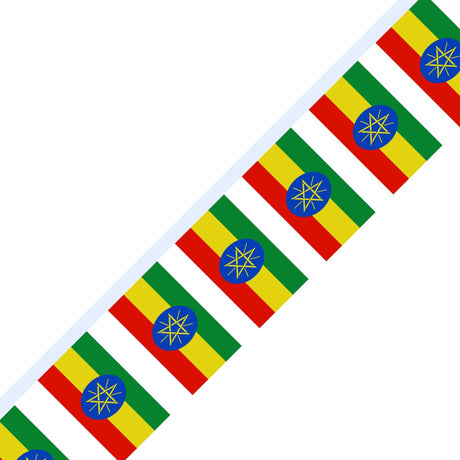 Flag Garland of Ethiopia - Pixelforma
