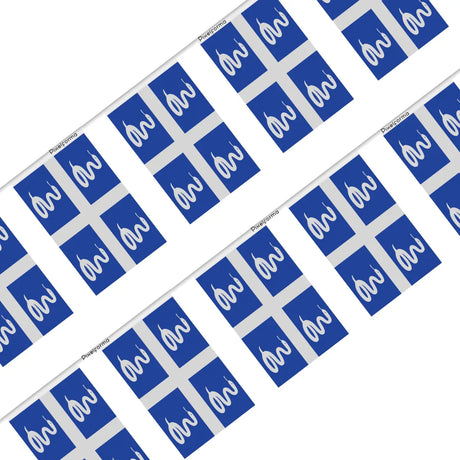 Guirlande drapeau de martinique - pixelforma