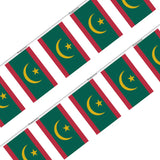 Guirlande Drapeau de Mauritanie en Polyester - Pixelforma 