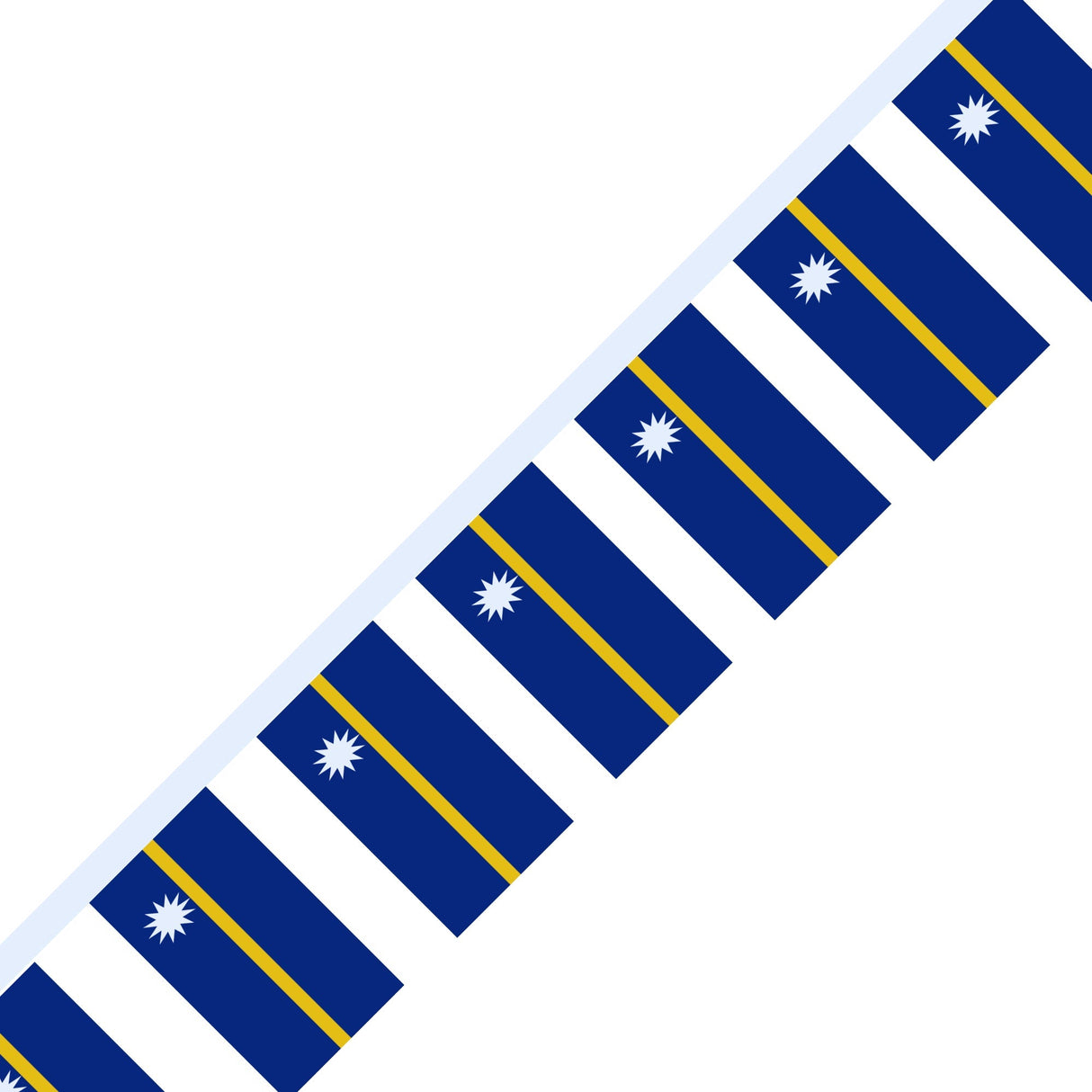 Nauru Flag Garland - Pixelforma