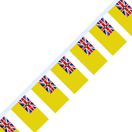 Niue Flag Garland - Pixelforma