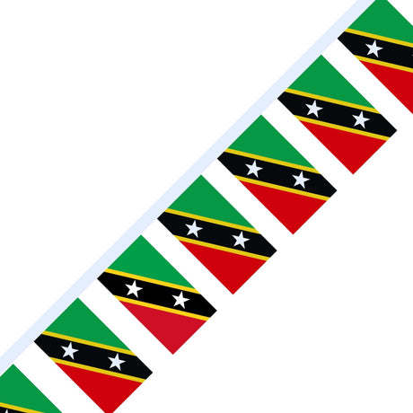 Flag Garland of Saint Kitts and Nevis - Pixelforma