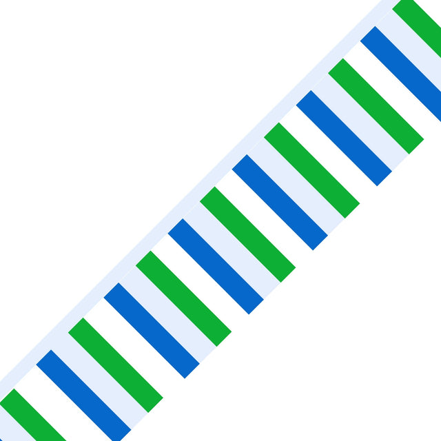 Sierra Leone Flag Garland - Pixelforma