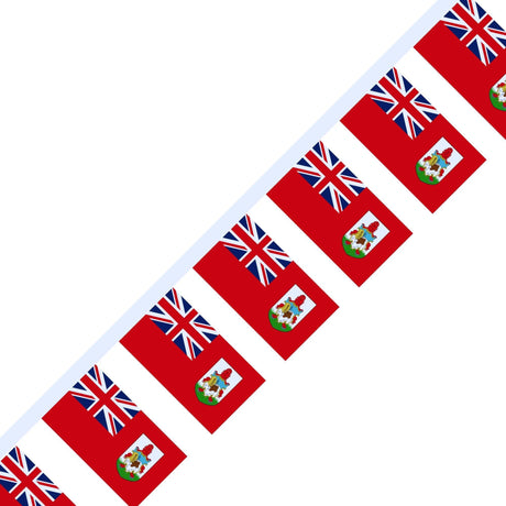 Guirlande Drapeau des Bermudes en plusieurs tailles - Pixelforma